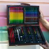 Art 101 Draw & Color Wood 106-Piece Art Set 53106MB